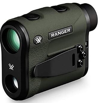 laser rangefinder with red display