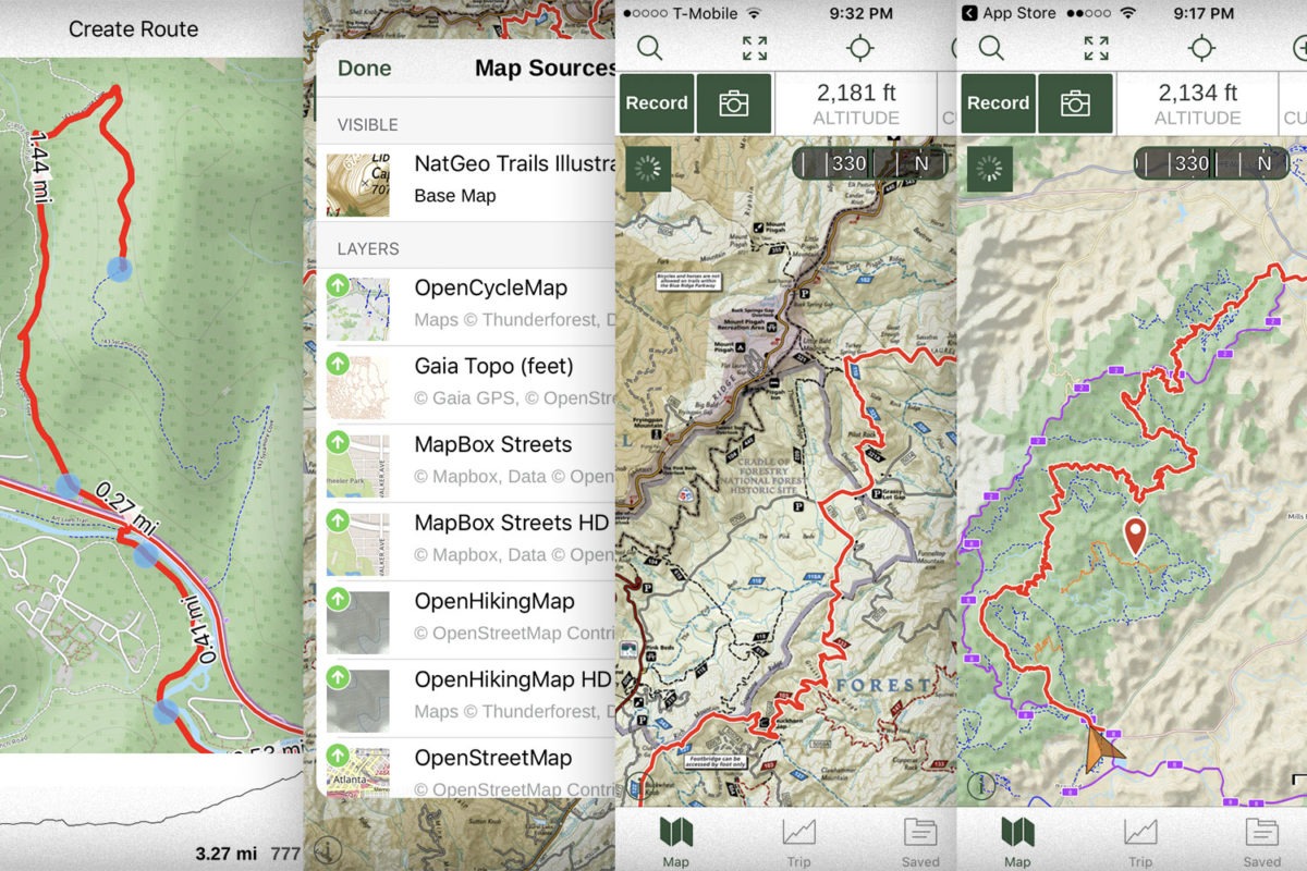 backcountry hiking app